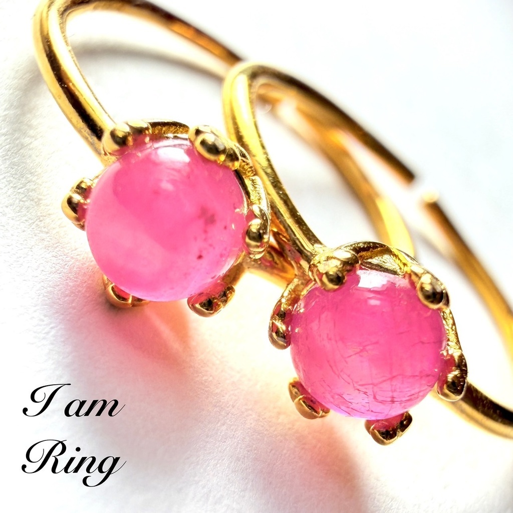 COCO‘RING💍Ruby：ring or pendant top