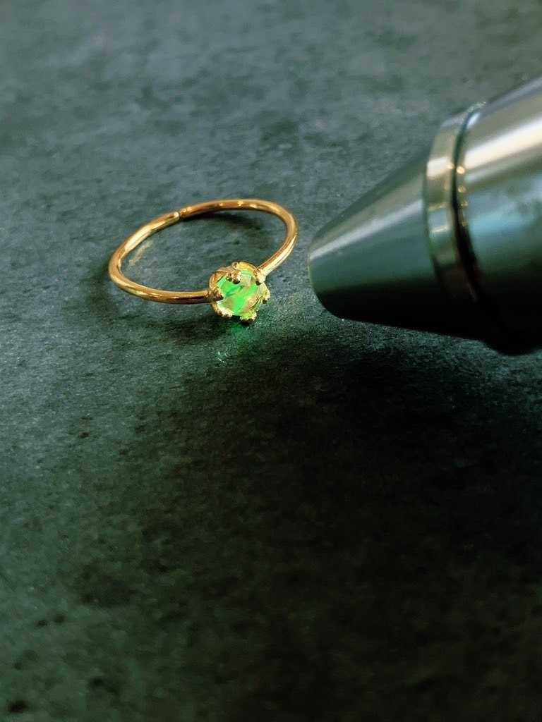 【受注終了】 coco‘saccessory💍 Hyalite Opal:ring or pendant top