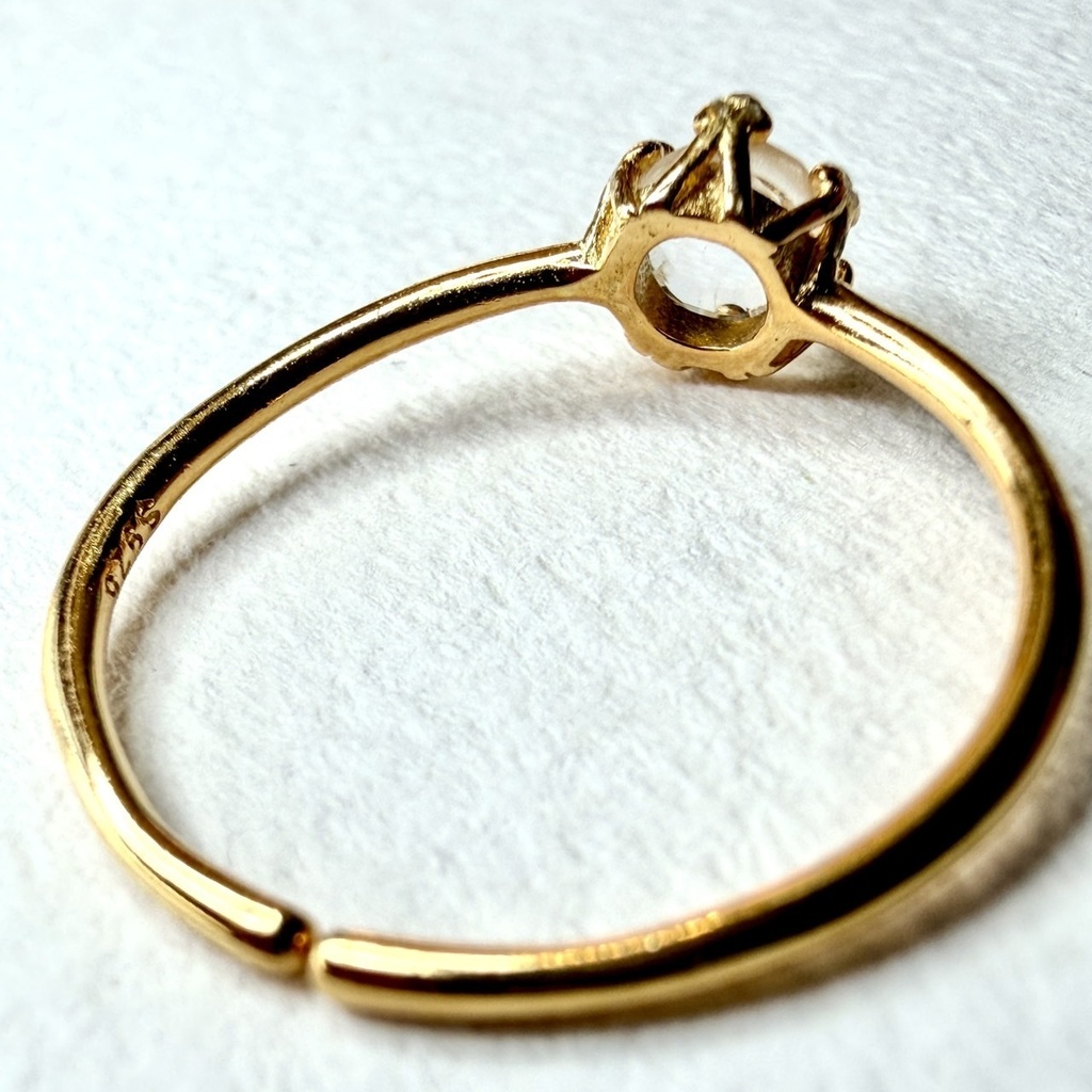 【受注終了】 coco‘saccessory💍 Hyalite Opal:ring or pendant top