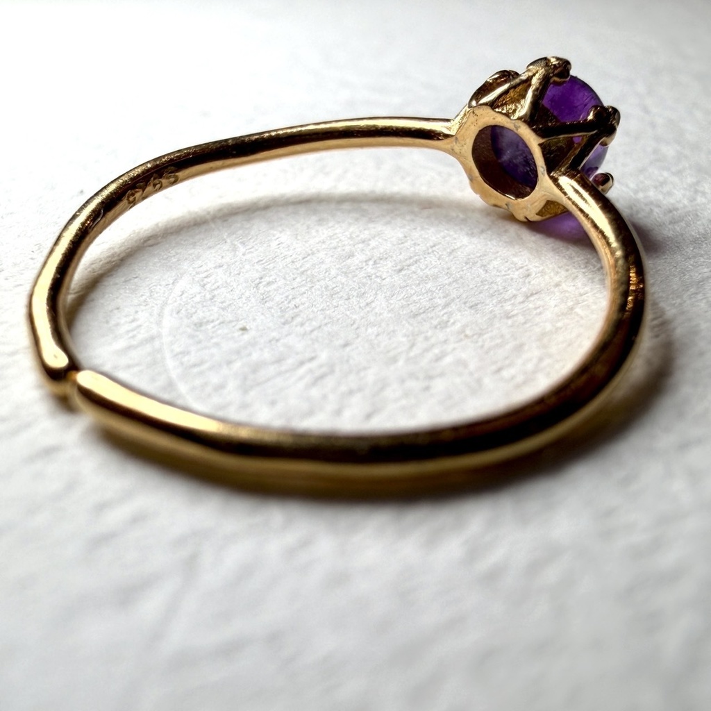 【受注生産】coco‘s BIRTH DAY accessory 💍amethyst:ring