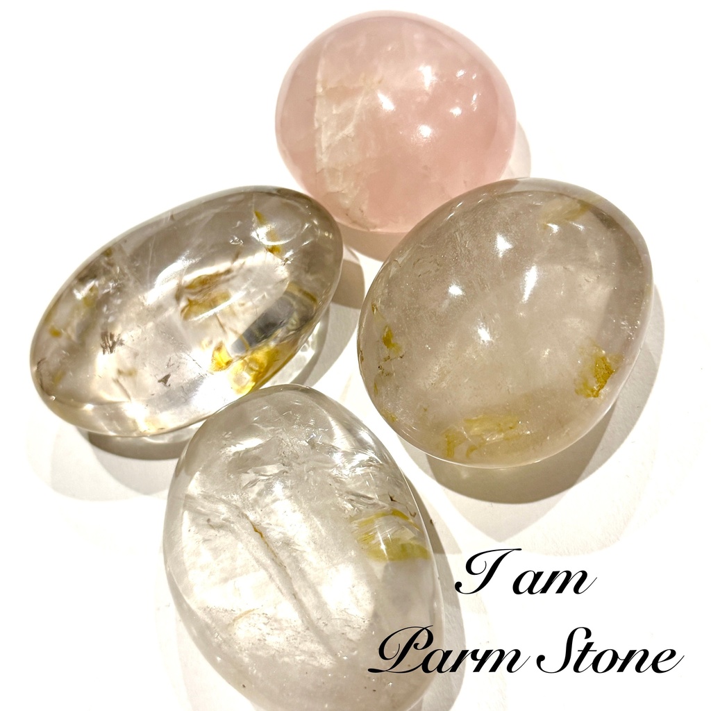PARM stone：Himalaya quartz/ Rose quartz