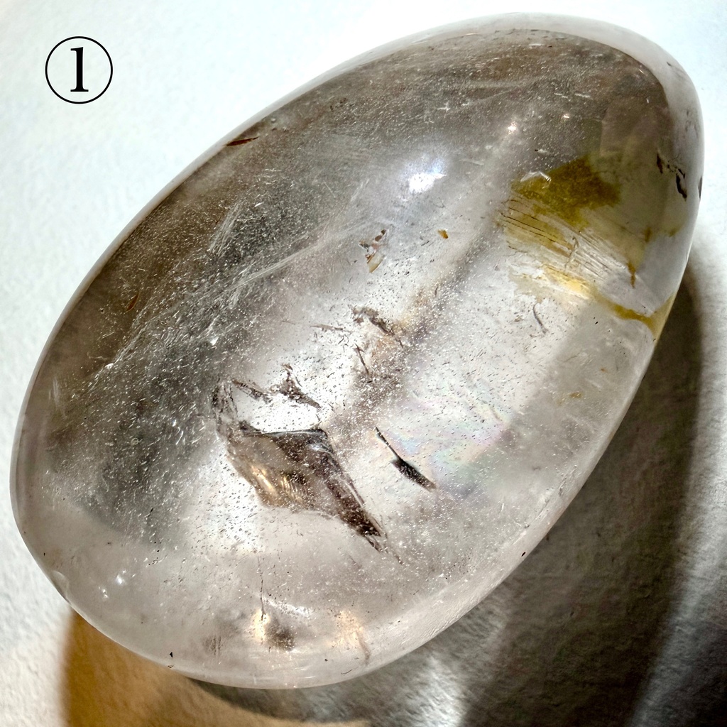 PARM stone:Himalaya quartz/ Rose quartz