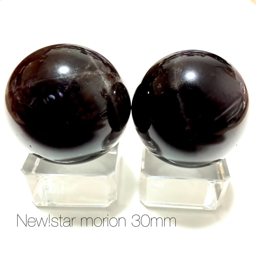 希少:Morion:sphere 3パターン:チベット産