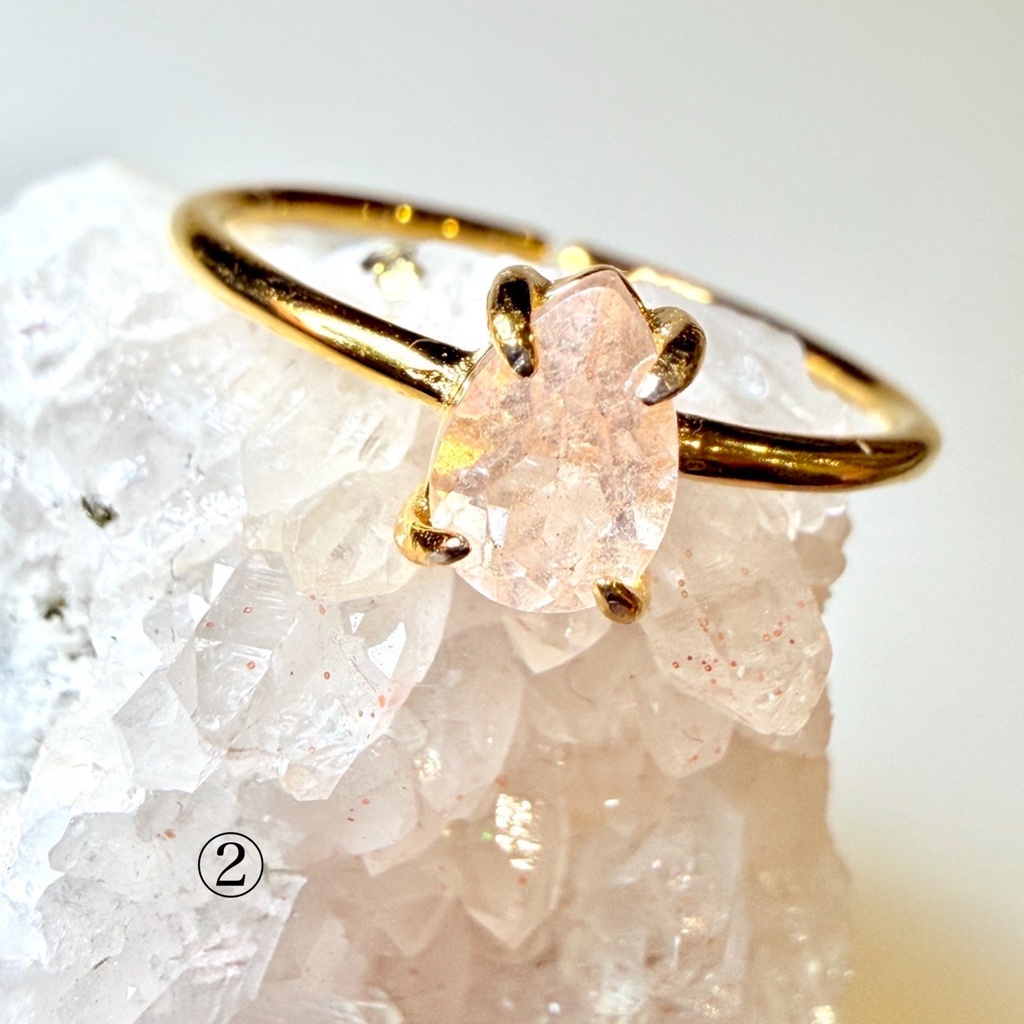 【受注生産】coco‘s accessory 💍 drop stone:ring & pendant