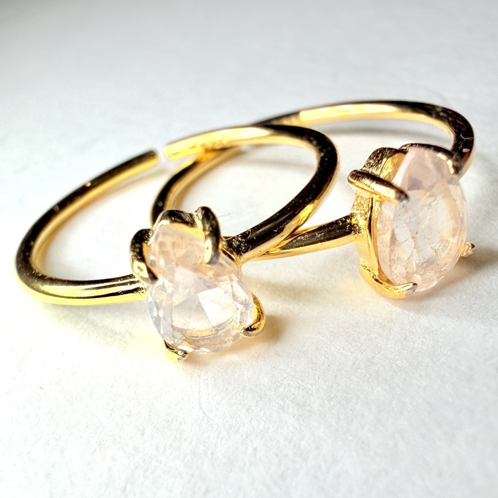 【受注生産】coco‘s accessory 💍 drop stone:ring & pendant