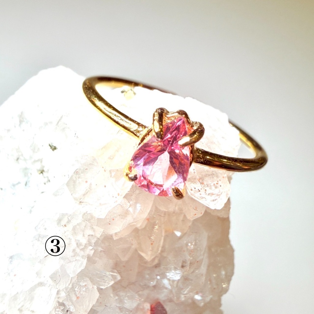 【受注生産】coco‘s accessory 💍 drop stone:ring & pendant