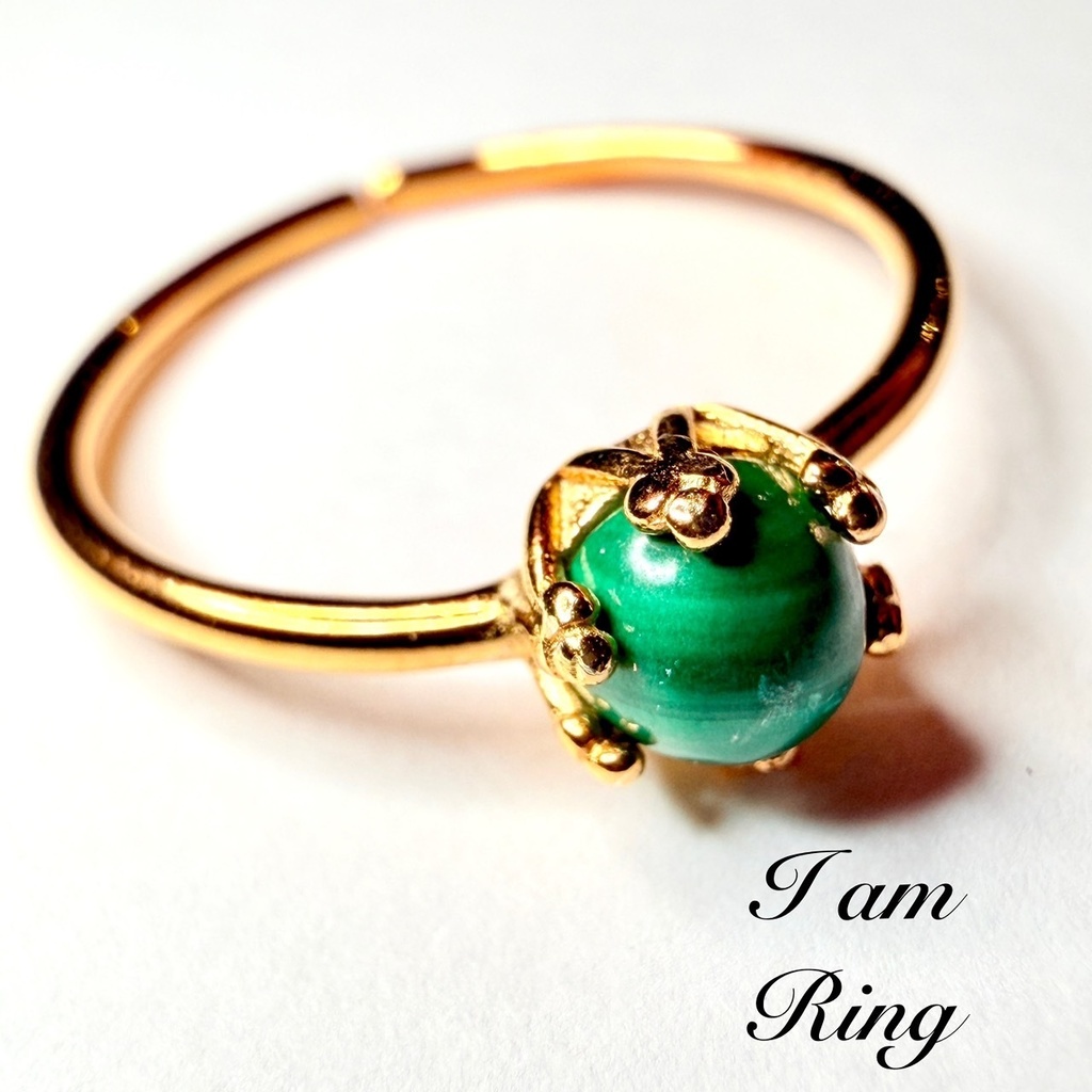 coco‘saccessory💍 malachite ：ring 