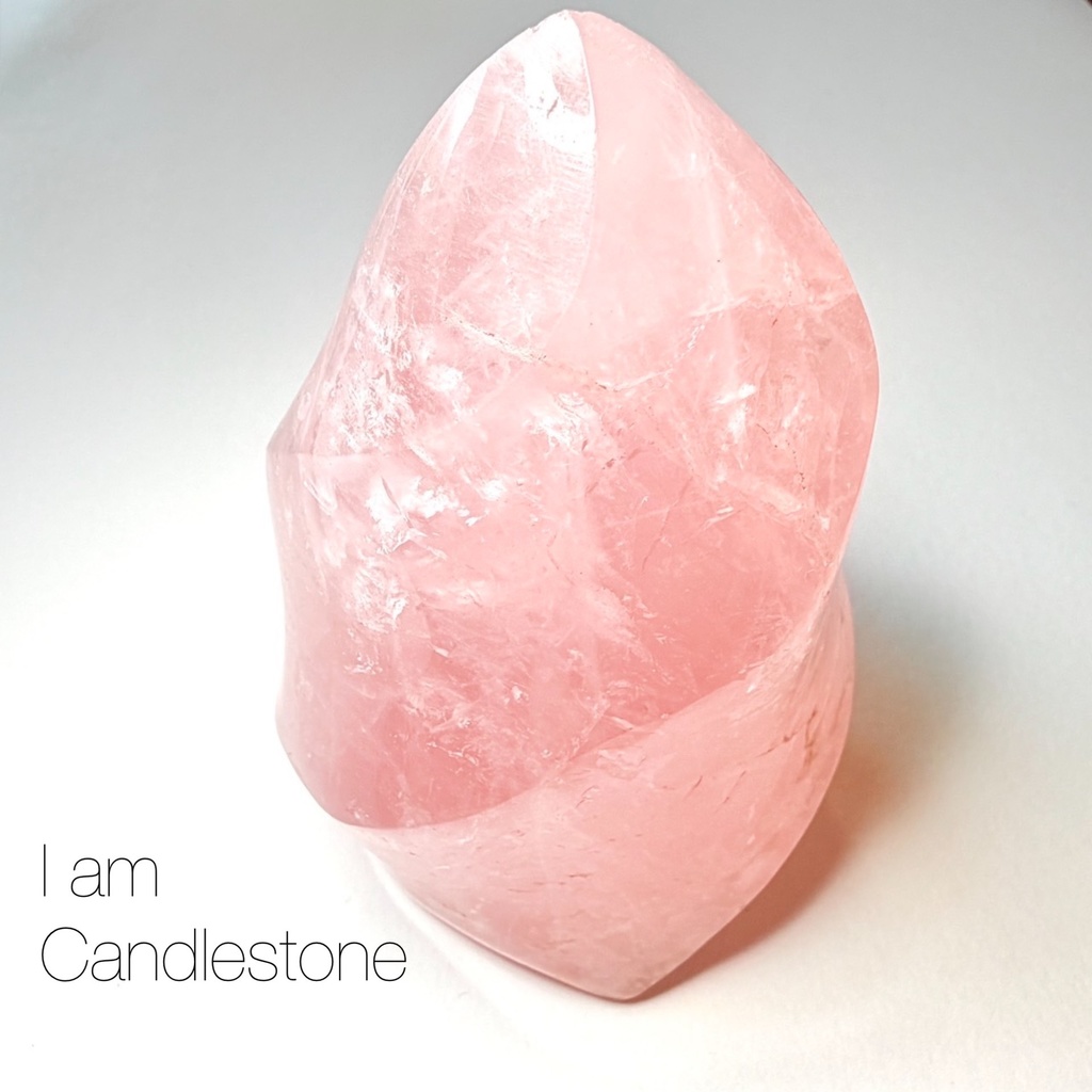 flame  stone：Rose quartz（おおきいです）