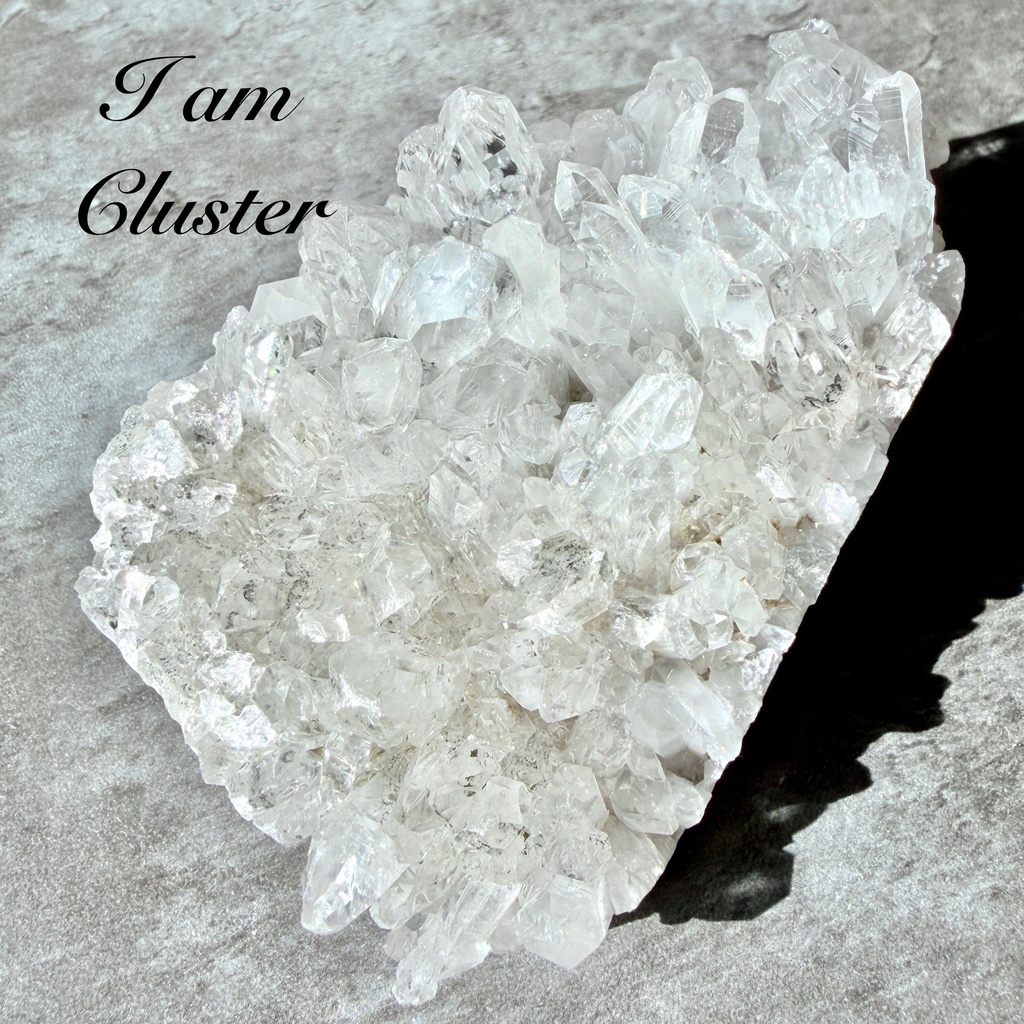 菊花水晶クラスター：四川水晶