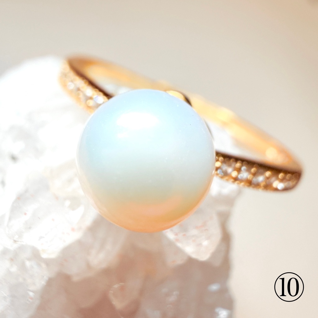 恋石:freshwater pearl:ring②