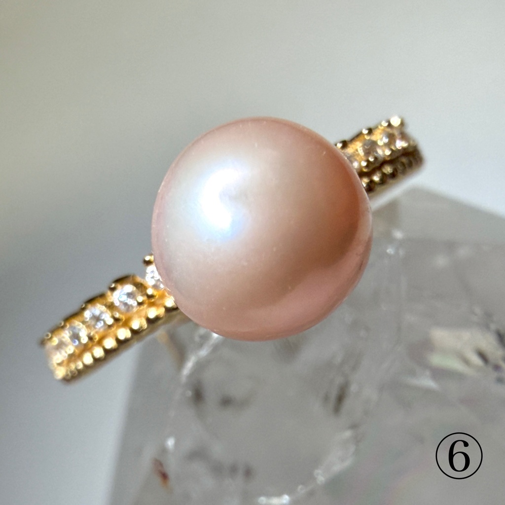 恋石:freshwater pearl:ring②