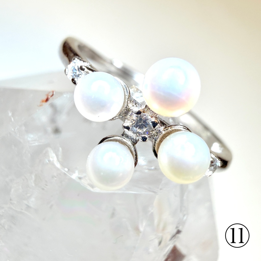 恋石:freshwater pearl:ring②