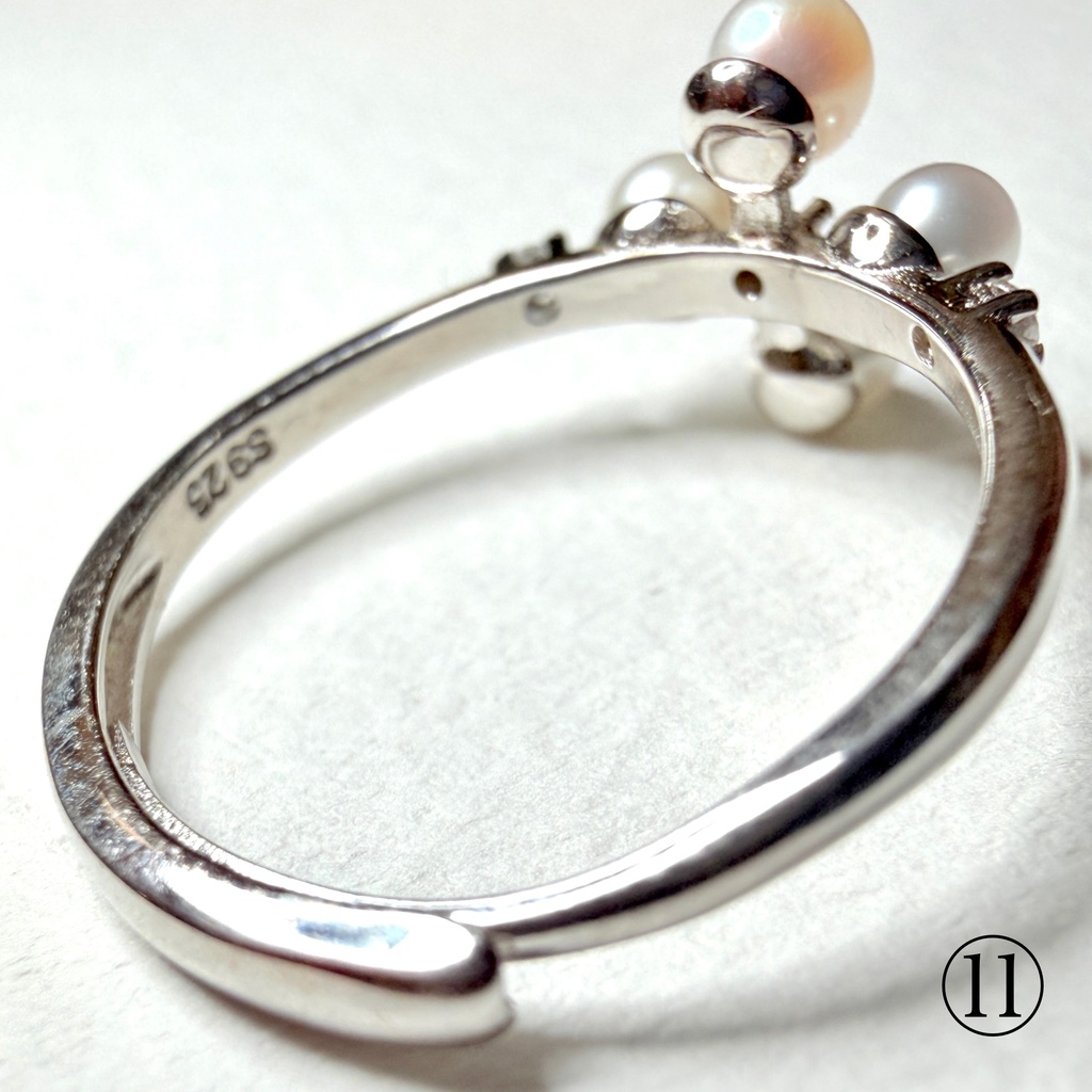 恋石:freshwater pearl:ring②