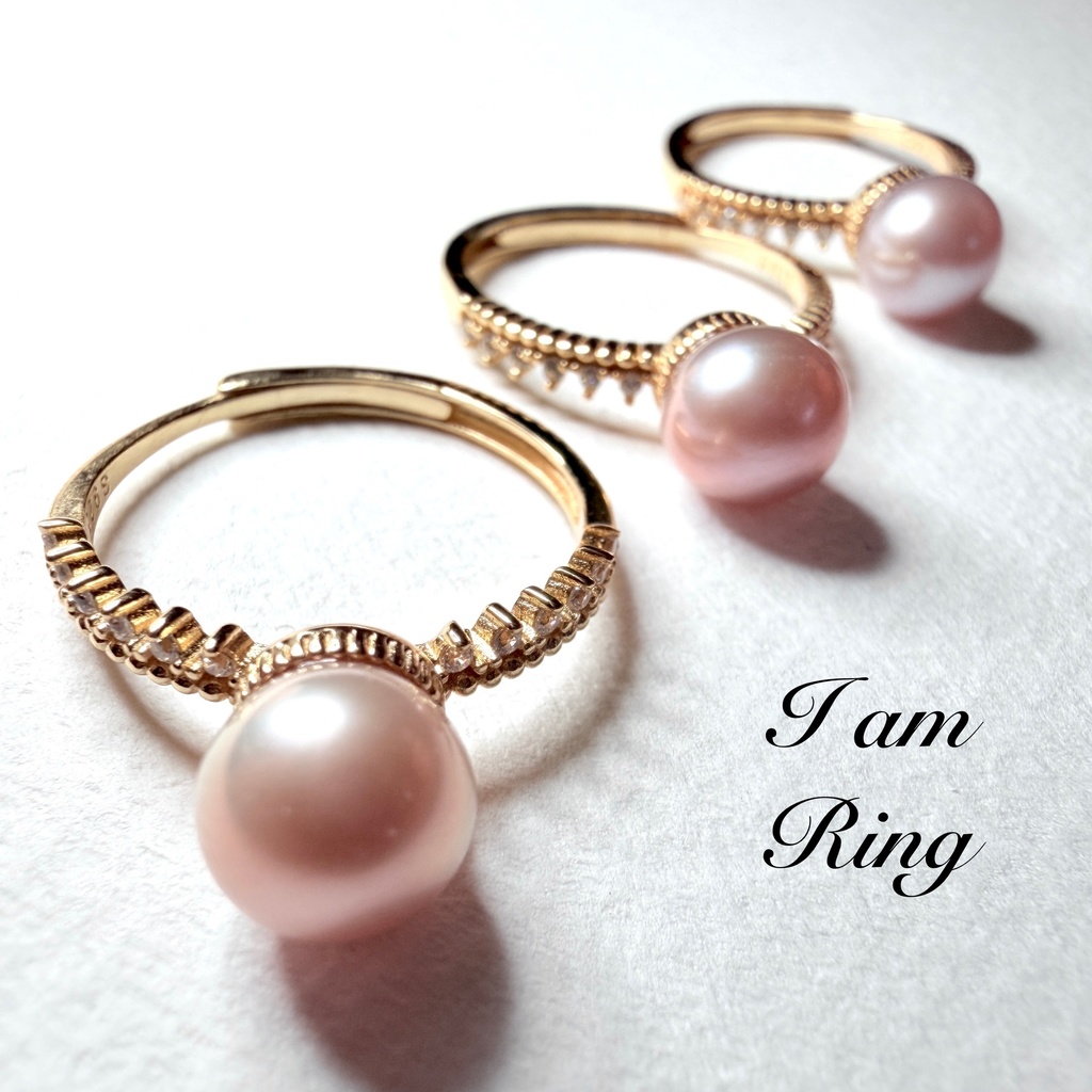 恋石：freshwater pearl：ring②