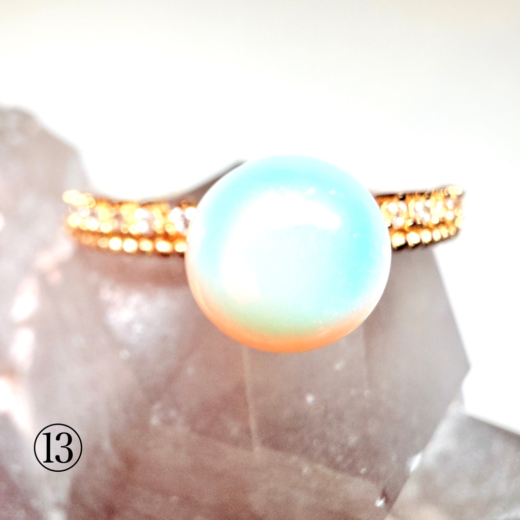 恋石:freshwater pearl:ring③