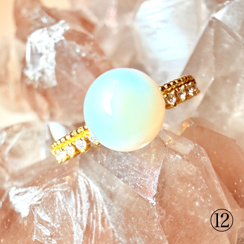 恋石:freshwater pearl:ring③