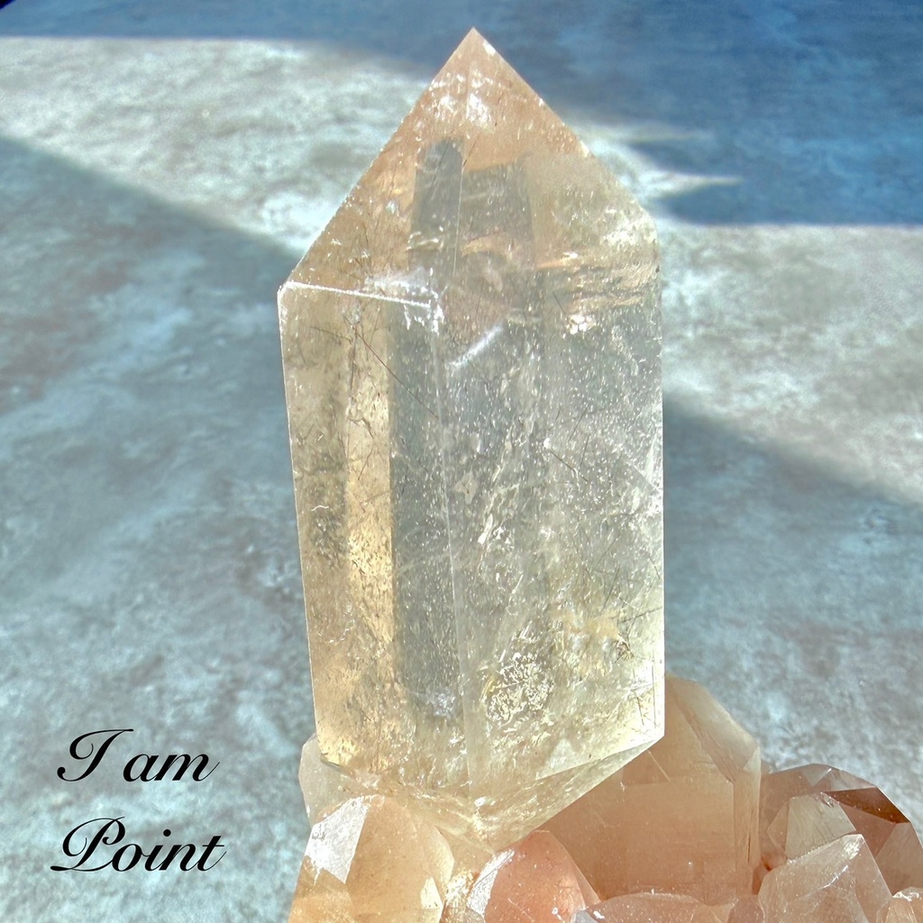 Himalaya：smokyquartz：double Point /wand③