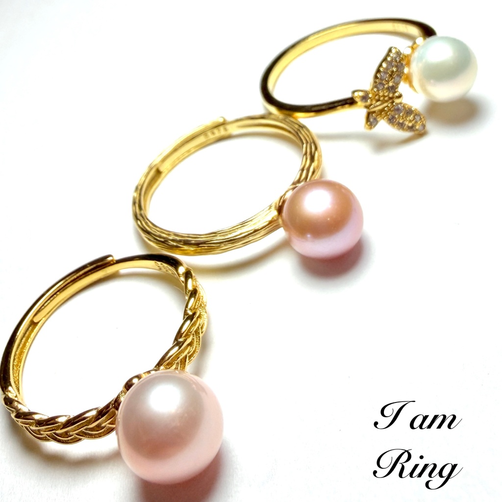 恋石：freshwater pearl：ring③