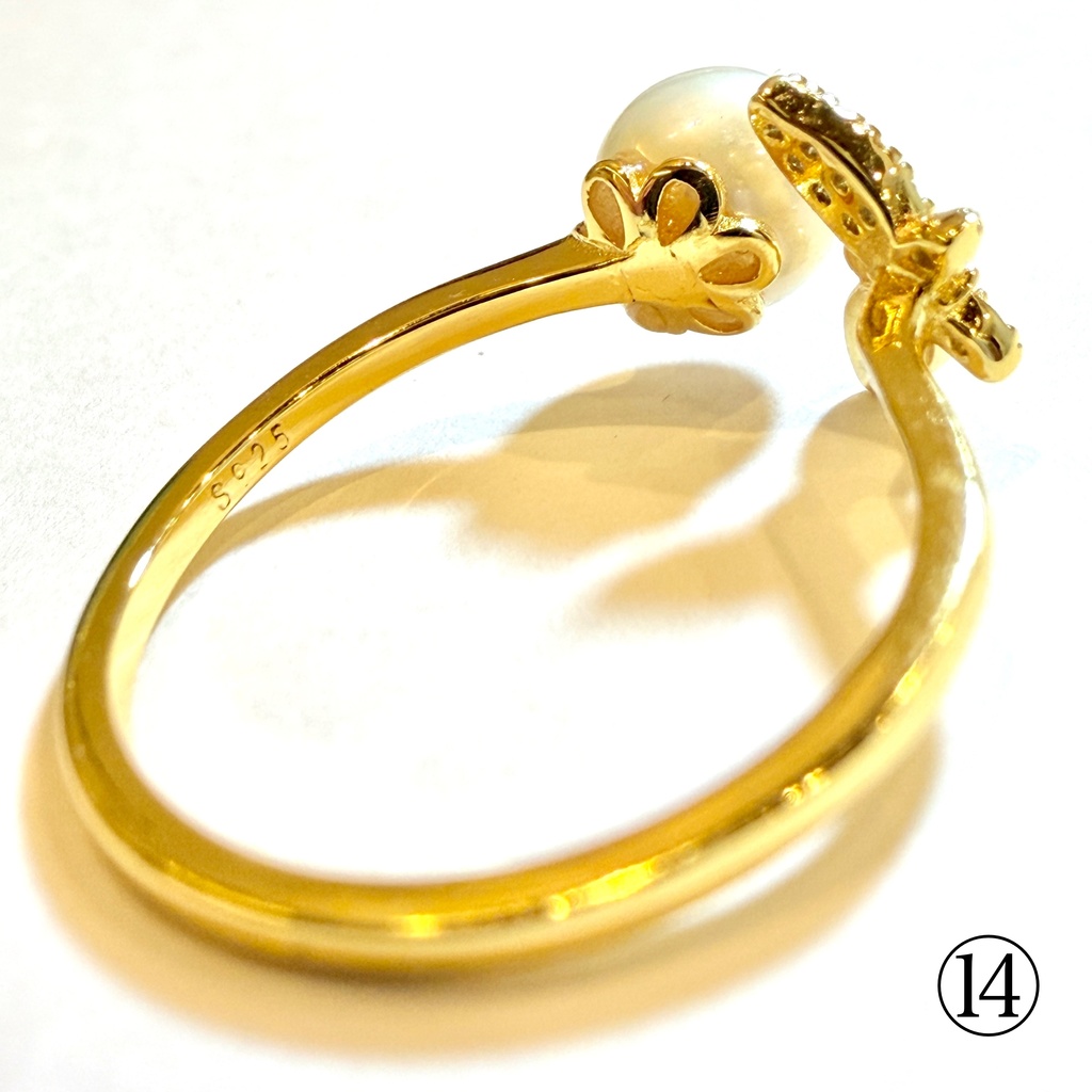 恋石:freshwater pearl:ring③
