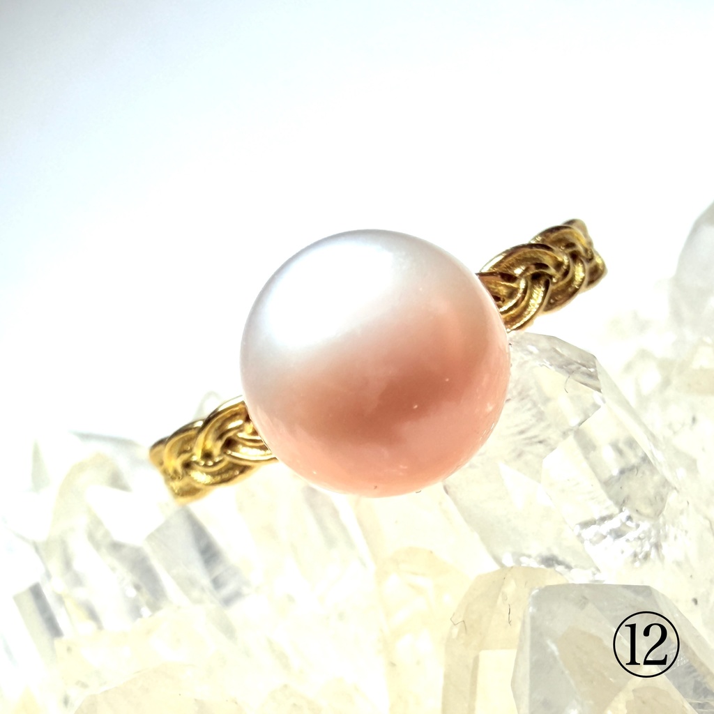 恋石:freshwater pearl:ring③