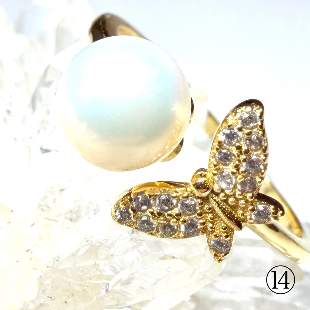 恋石:freshwater pearl:ring③