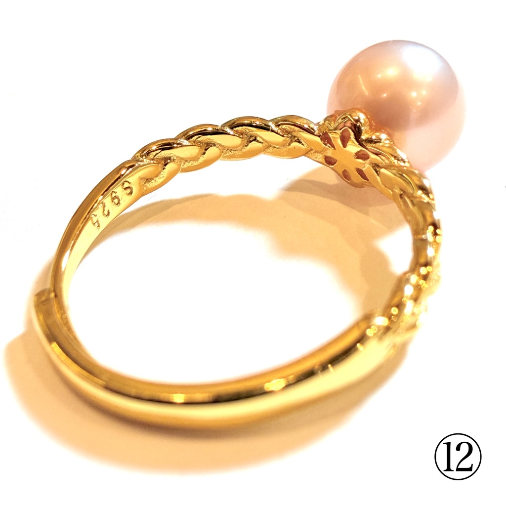 恋石:freshwater pearl:ring③