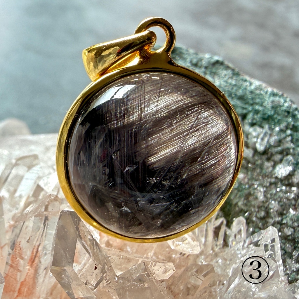 ✳︎high quality /BLACK:platina rutile