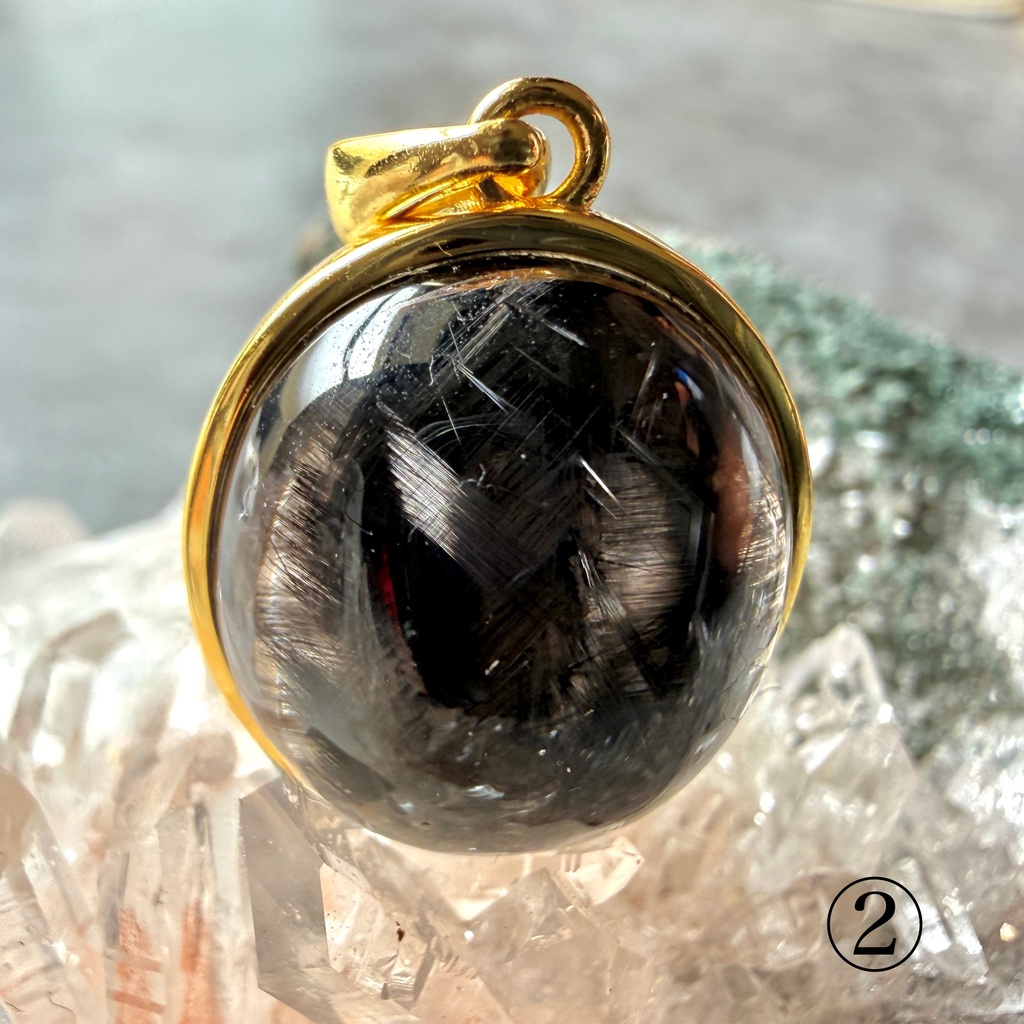✳︎high quality /BLACK:platina rutile