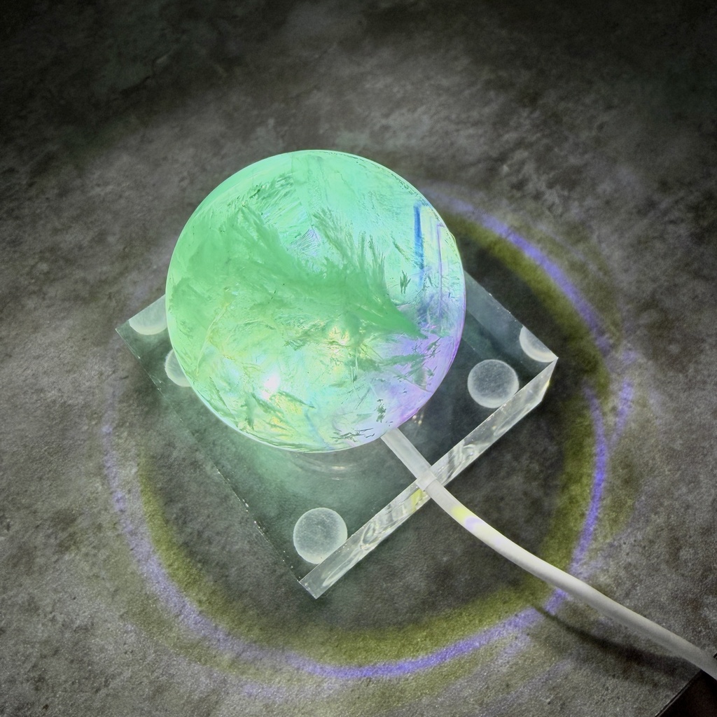 Angel Feather Fluorite:sphere