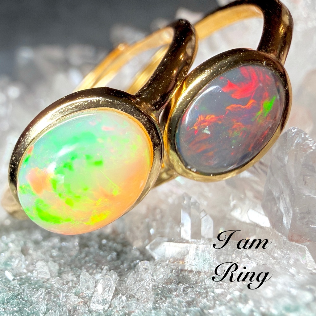 precious opal：ring