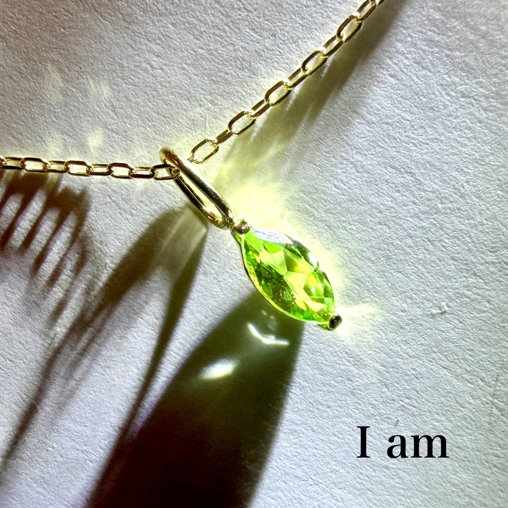 ぷちジュエリー：ツァボライト/グリーンガーネット：18K：pendant