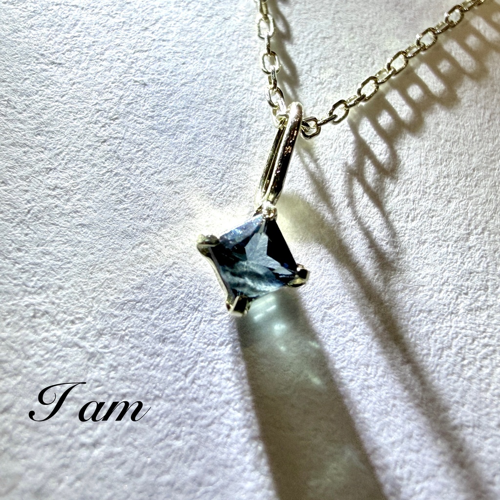 ぷちジュエリー：ブルーサファイア：18K：pendant