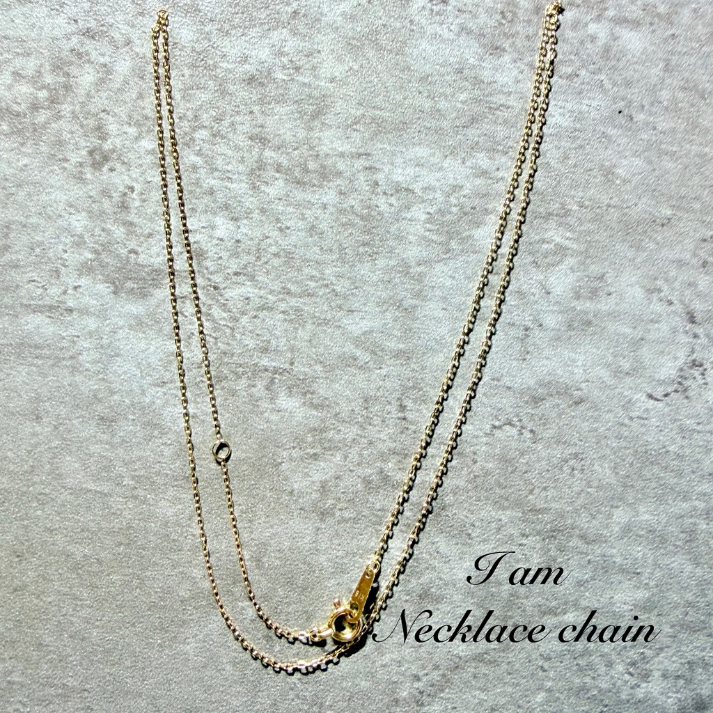 K18 あずきネックレスチェーン：40cm