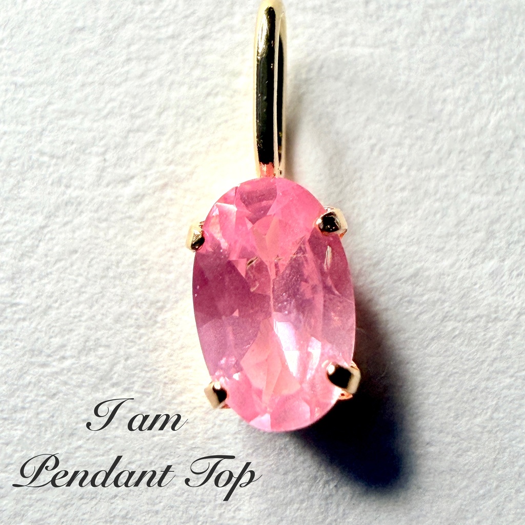 ✳︎pink spinel：K18：pendant