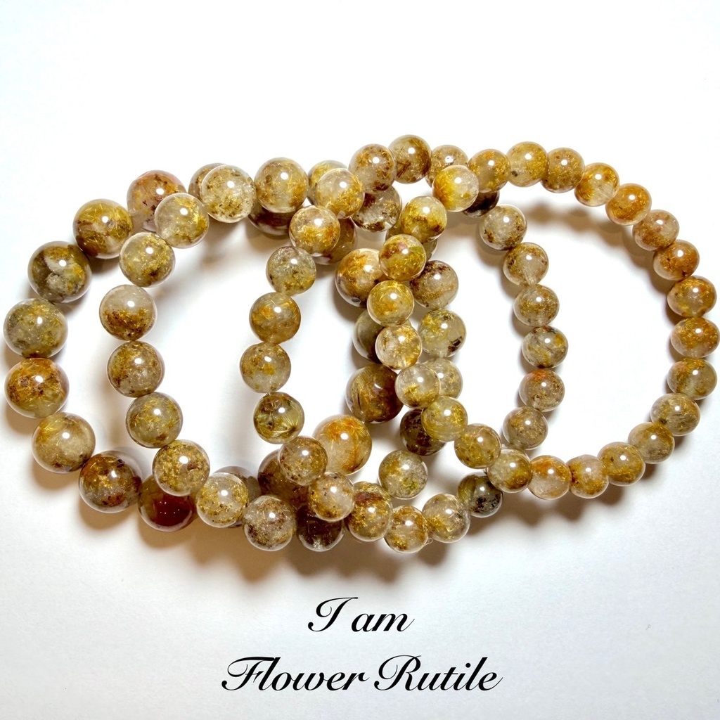 Flower rutile🌻パイライトはいってる。