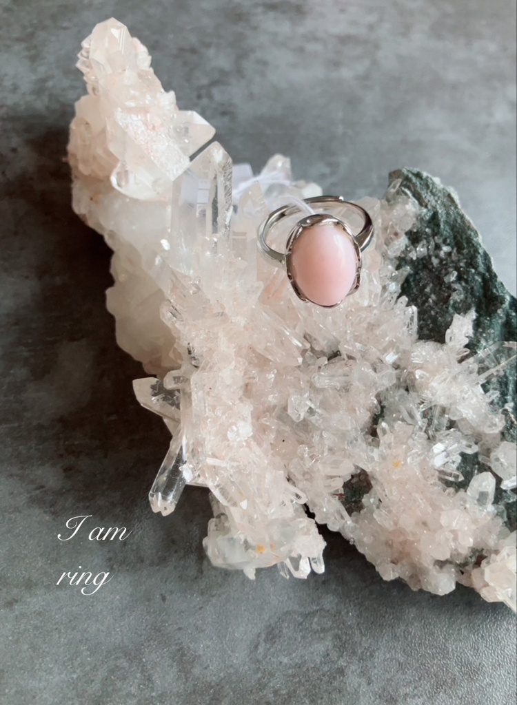 pink opal：ring①