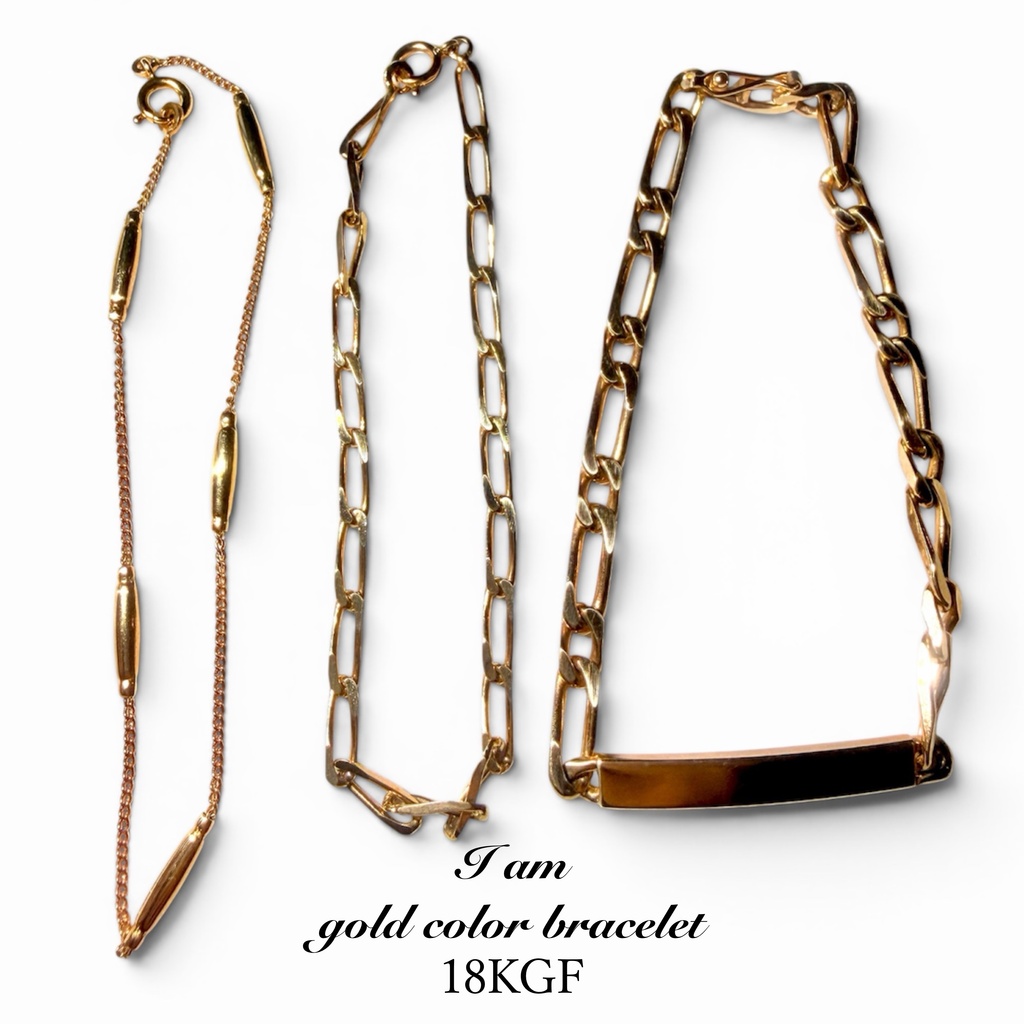 gold color bracelet：18KGF：🇫🇷