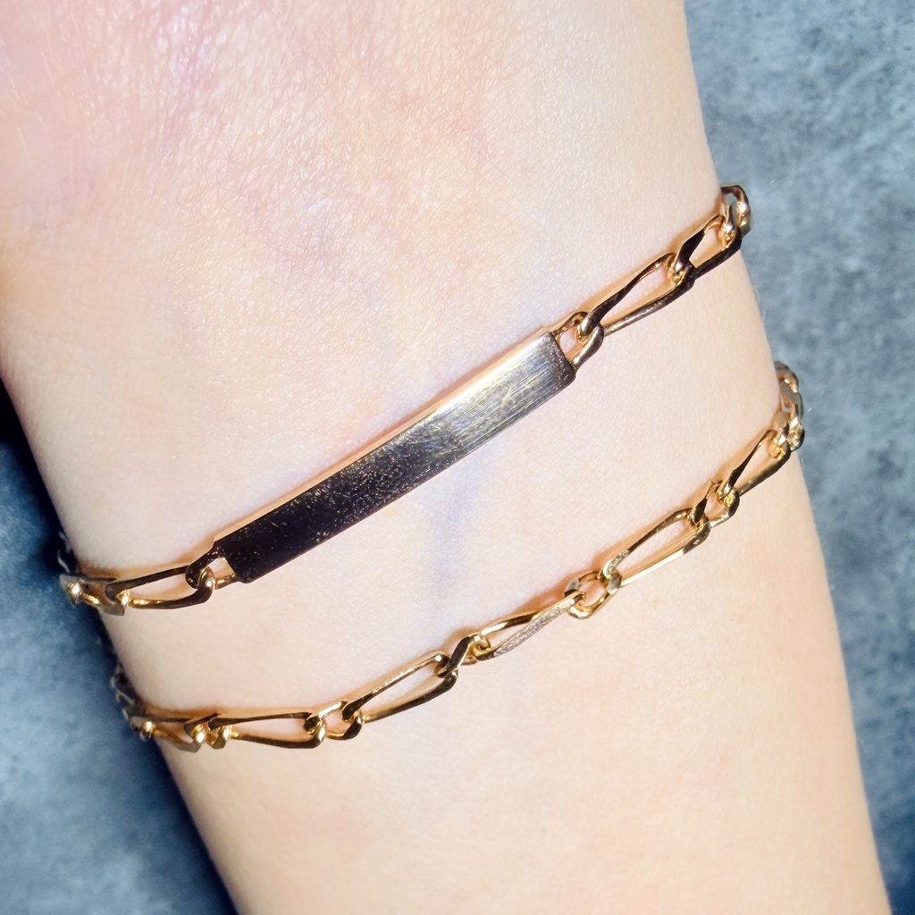gold color bracelet:18KGF:🇫🇷