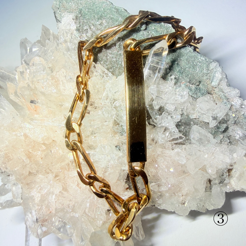 gold color bracelet:18KGF:🇫🇷