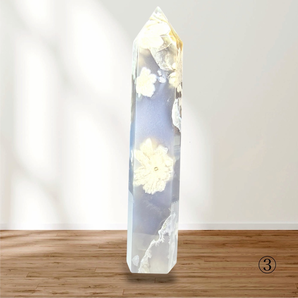 Blue Cherry blossomagate:青桜瑪瑙:point