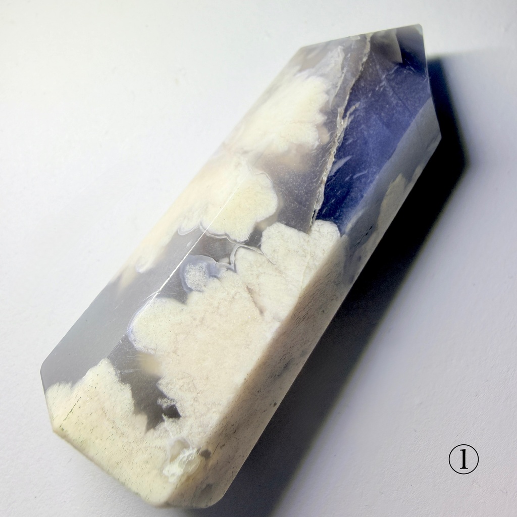 Blue Cherry blossomagate:青桜瑪瑙:point