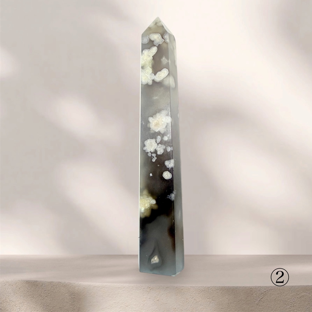 Blue Cherry blossomagate:青桜瑪瑙:point