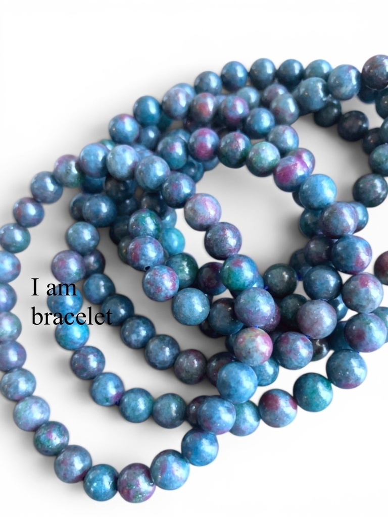 希少：Ruby Sapphire Fuchsite in Kyanite