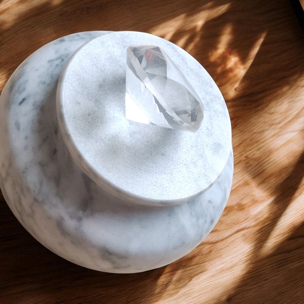 ✳︎master Crystal /Lemurian seed crystal:Diamond cut
