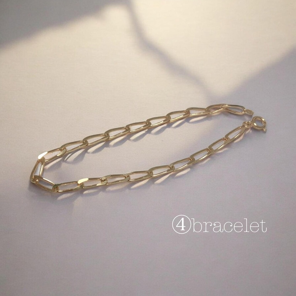 18KGF:necklace & bracelet:🇫🇷