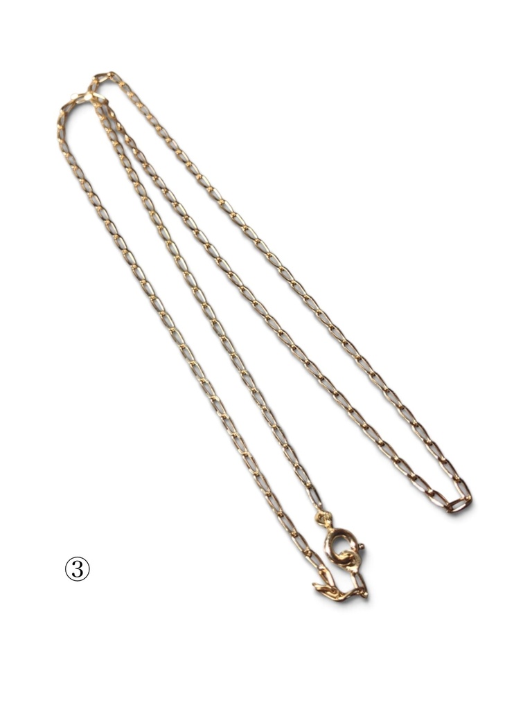18KGF:necklace & bracelet:🇫🇷