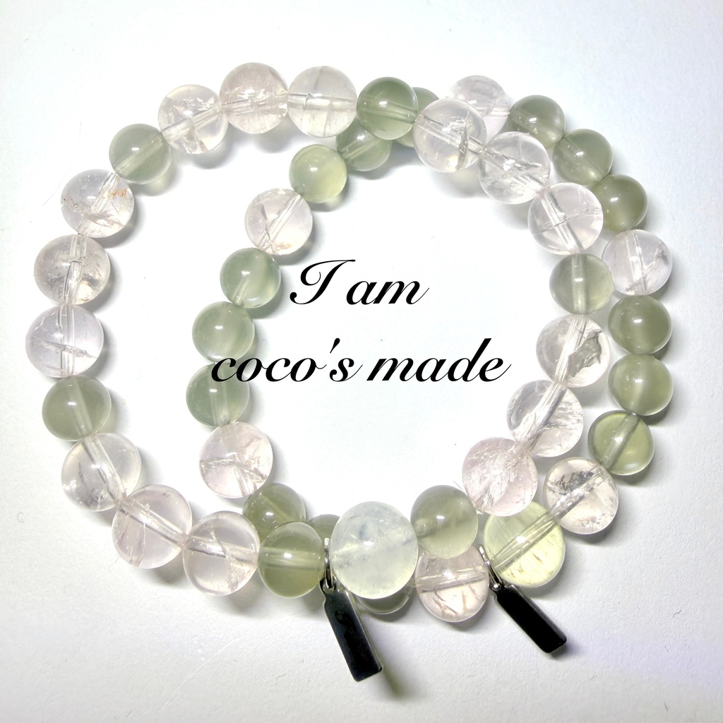 Lily：Iris Rose＆grey moon stone