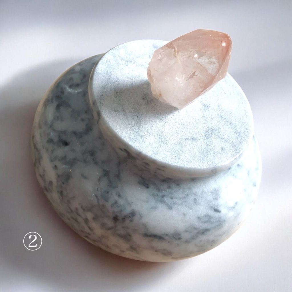 Pink Lemurian Seed Crystal:原石:🇨🇴