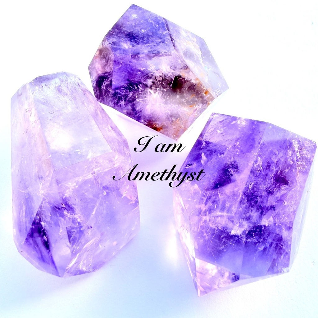 natural amethyst:roughcut