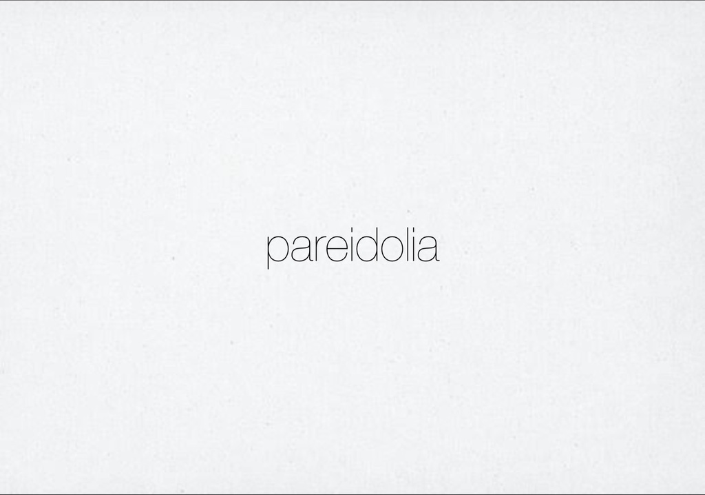 神出鬼没:pareidolia